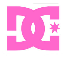LARGE Pink DC Logo