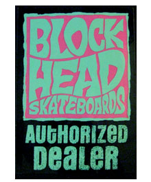 Blockhead Dealer Sticker