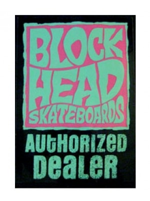 Blockhead Dealer Sticker