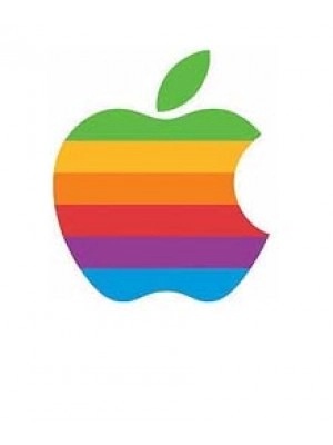 Apple rainbow logo