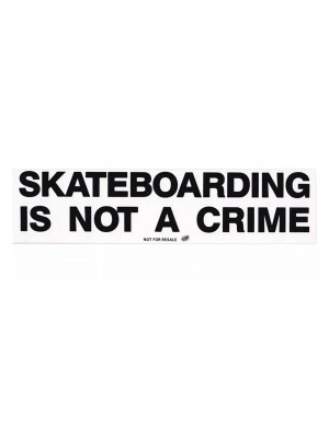 Skateboarding is not a Crime